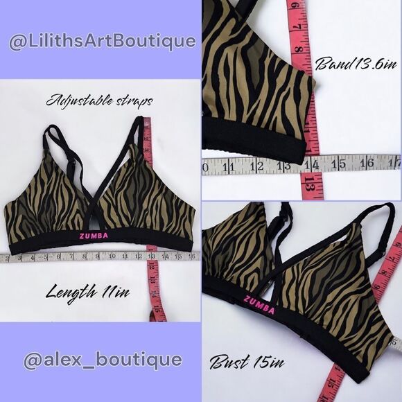 🖤Zumba Sports Bra (G008)- Size M for Women - Picture 6 of 7